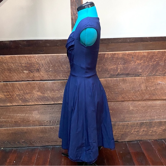 MUXXN Retro 50’s Bombshell Pinup Full Skirted Rockabilly Swing Dance Dress - Picture 8 of 15